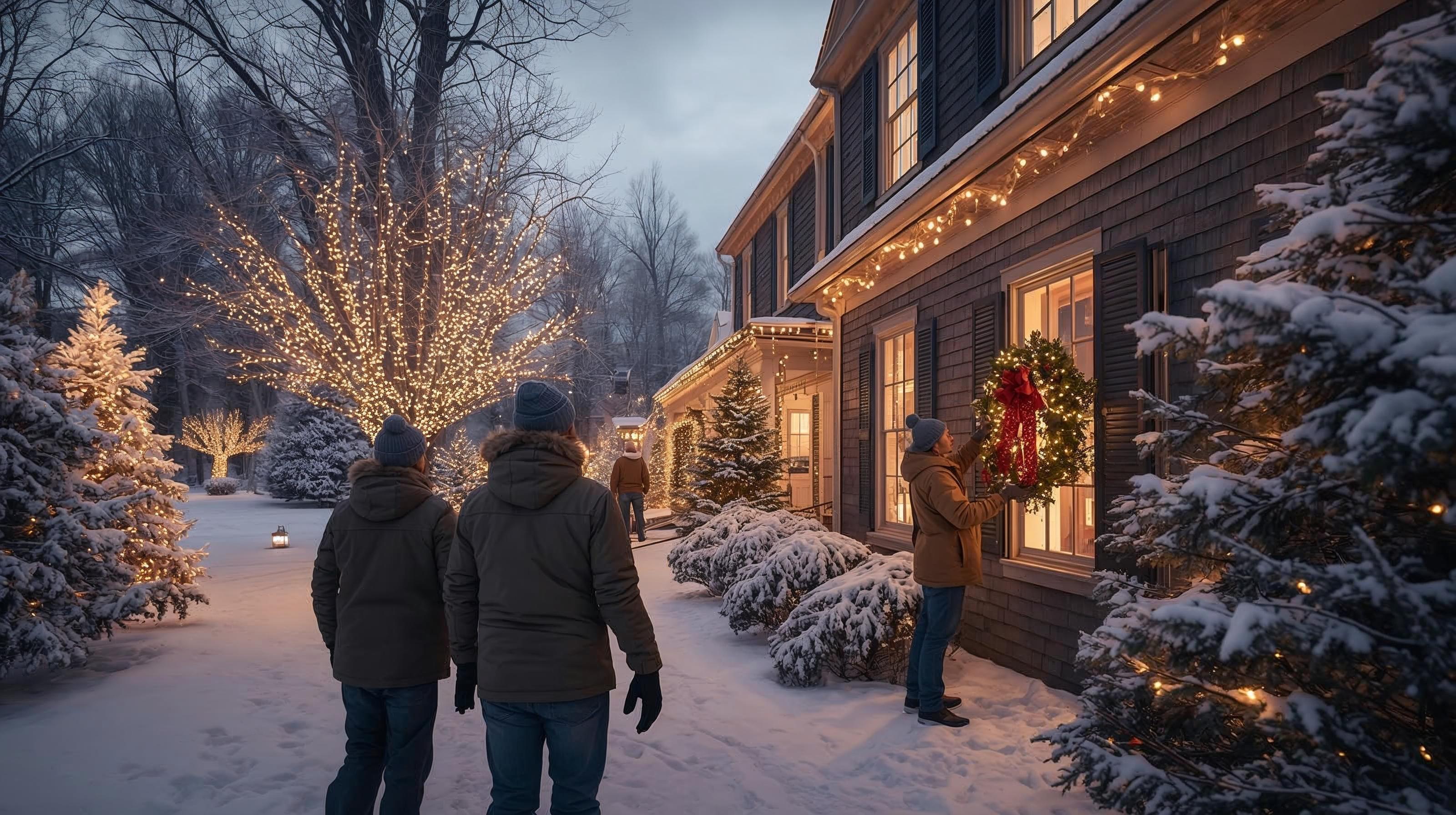 Holiday decorations and seasonal lighting